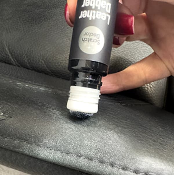 Leather Paint Dabber for BMW BUFFALO GREY Repair scratches scuff and small marks