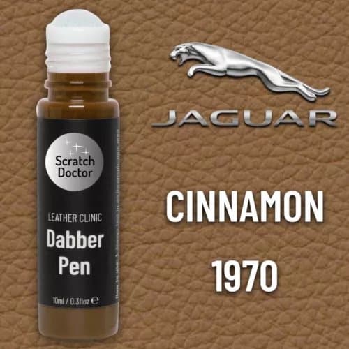Leather Paint Dabber for JAGUAR CINNAMON Repair scratches and scuffs quickly