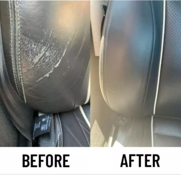 Leather Paint Dabber for MERCEDES ALMOND BEIGE 205 Repair scratches & scuffs