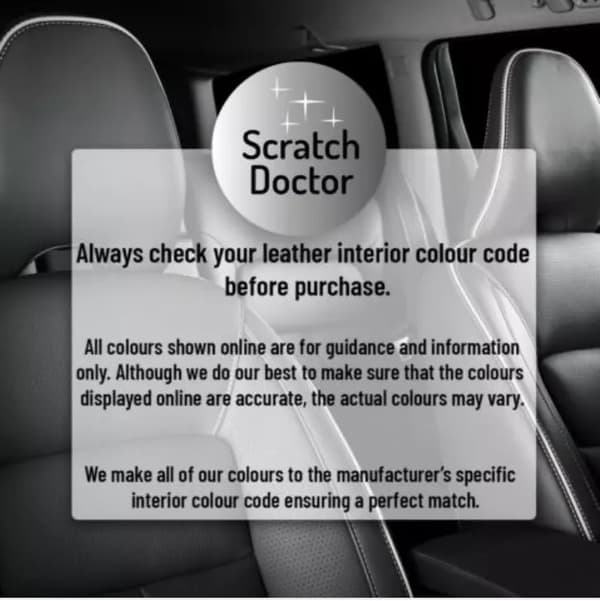 Leather Paint Dabber for MERCEDES ALMOND BEIGE 205 Repair scratches & scuffs
