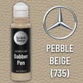 Miniatyrbilde 2 av 7: Leather Paint Dabber for MERCEDES PEBBLE BEIGE 735 Repair scratches & scuffs
