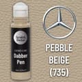 Miniatyrbilde 1 av 7: Leather Paint Dabber for MERCEDES PEBBLE BEIGE 735 Repair scratches & scuffs