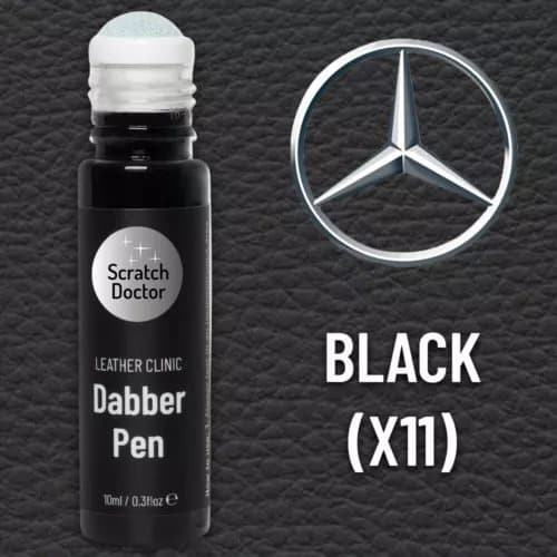 Leather Paint Dabber for MERCEDES BLACK X11 Repair scratches & scuffs quickly
