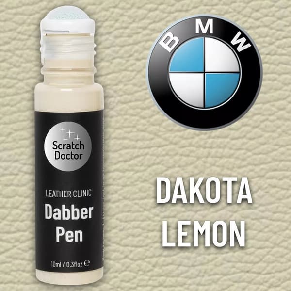 Leather Paint Dabber for BMW DAKOTA LEMON Repair scratches scuff and small marks