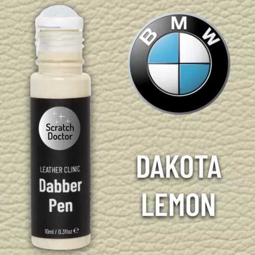 Leather Paint Dabber for BMW DAKOTA LEMON Repair scratches scuff and small marks