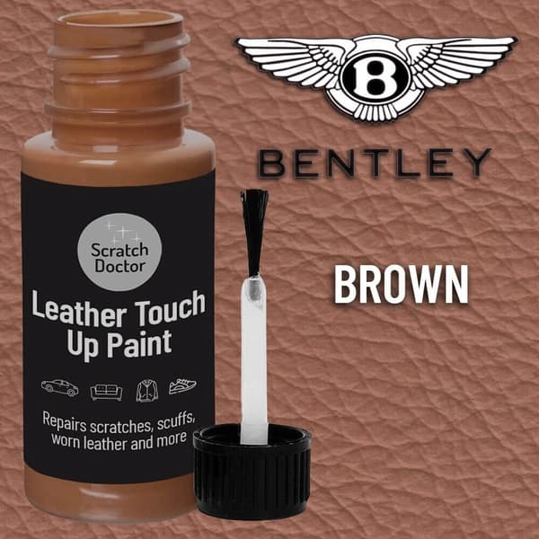 BENTLEY BROWN Leather Touch up Car Seat Repair Paint