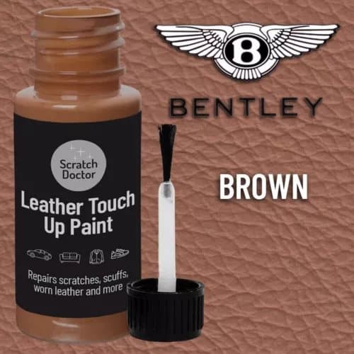 BENTLEY BROWN Leather Touch up Car Seat Repair Paint
