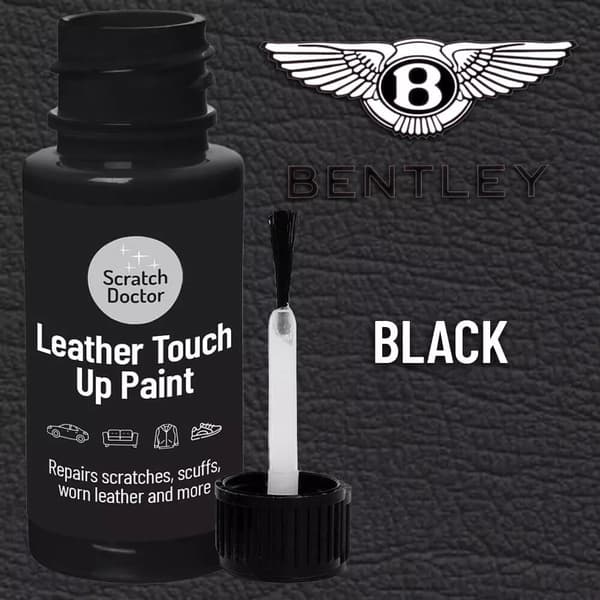BENTLEY BLACK Leather Touch up Car Seat Repair Paint