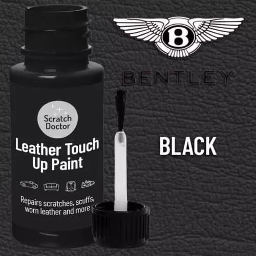 BENTLEY BLACK Leather Touch up Car Seat Repair Paint