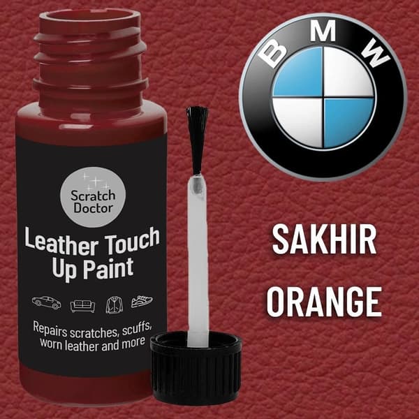 BMW SAKHIR ORANGE Leather Touch up Car Seat Repair Paint