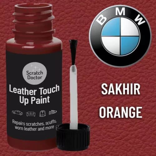 BMW SAKHIR ORANGE Leather Touch up Car Seat Repair Paint
