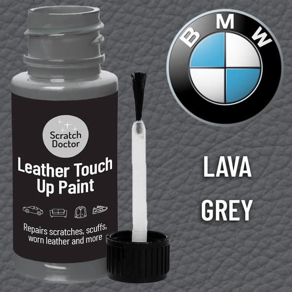 BMW LAVA GREY Leather Touch up Car Seat Repair Paint