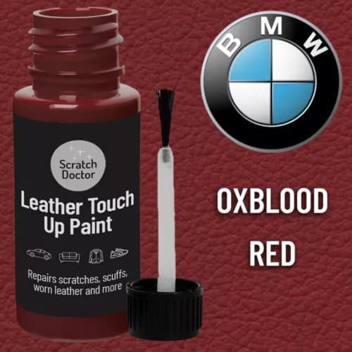 BMW OXBLOOD Leather Touch up Car Seat Repair Paint