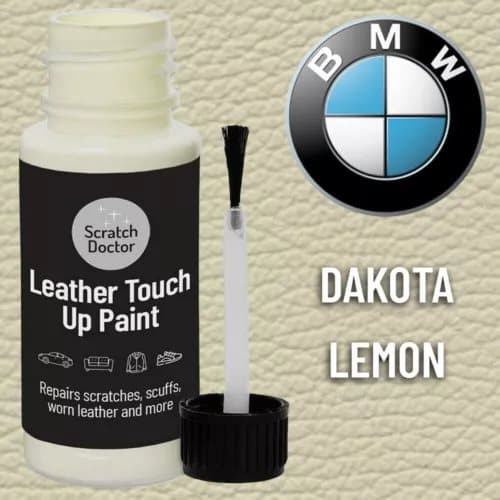 BMW DAKOTA LEMON Leather Touch up Car Seat Repair Paint