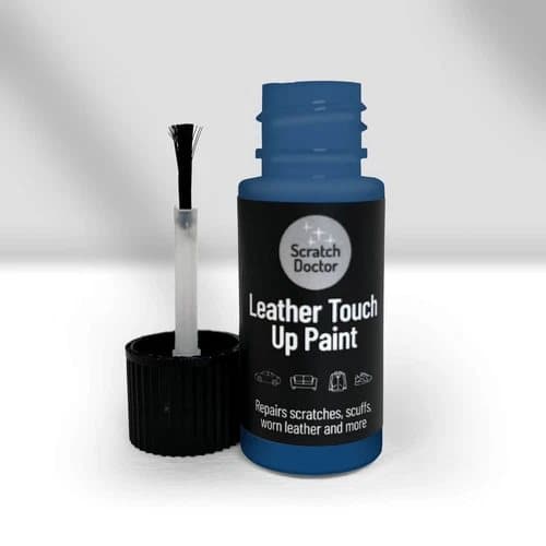 BLUE Leather Touch Up Paint 15ml for bags, shoes, purses, furniture etc