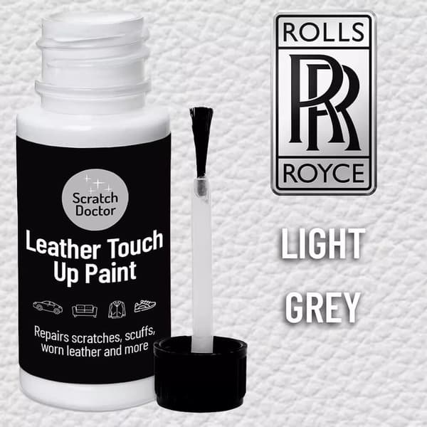 ROLLS ROYCE LIGHT GREY Leather Touch up Car Seat Repair Paint