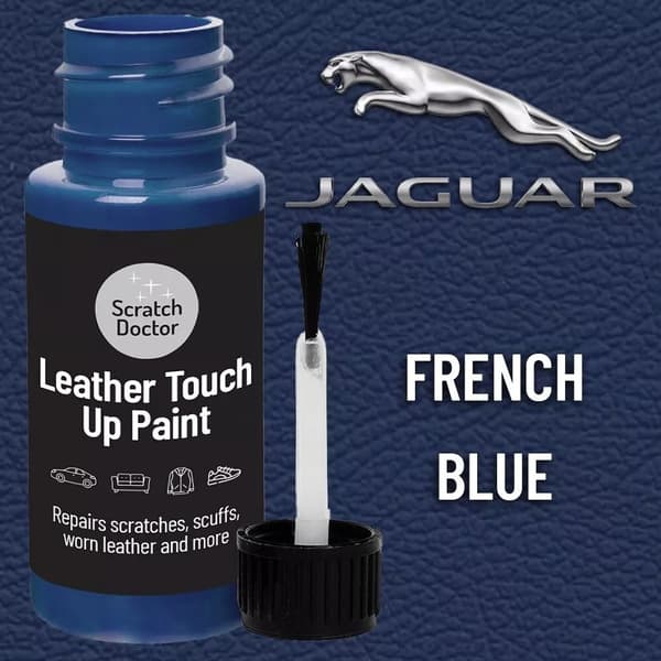 JAGUAR FRENCH BLUE Leather Touch up Car Seat Repair Paint