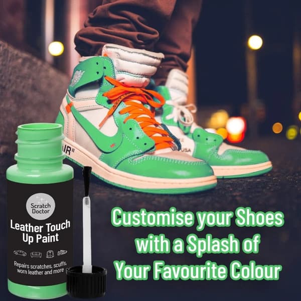 YELLOW Leather Touch Up Paint 15ml for scratches on bags shoes furniture cars