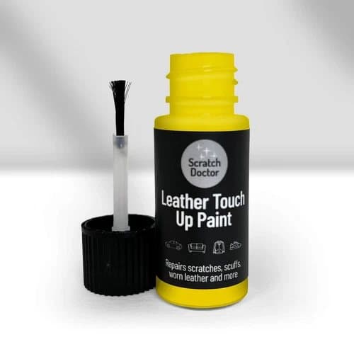 YELLOW Leather Touch Up Paint 15ml for scratches on bags shoes furniture cars
