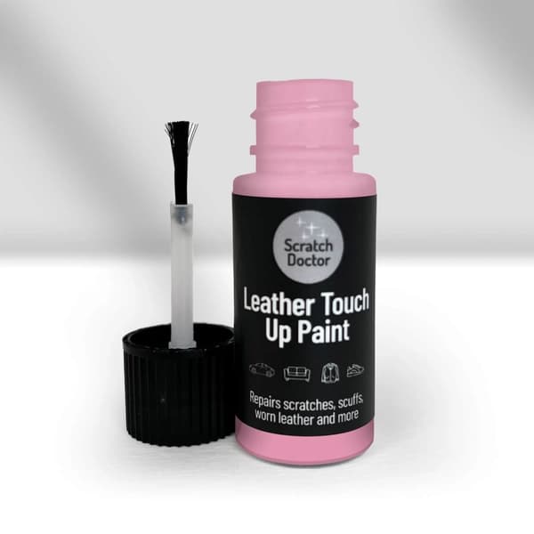 PINK Leather Touch Up Paint 15ml for scratches on bags, shoes, furniture, cars