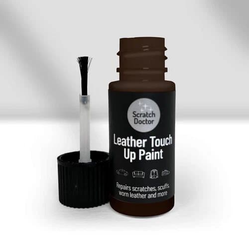 CHOCOLATE BROWN Leather Touch Up Paint 15ml bags, shoes, purses, furniture, cars