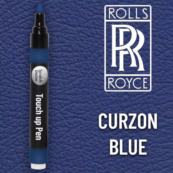 ROLLS ROYCE CURZON BLUE Leather Touch up Car Seat Repair Paint