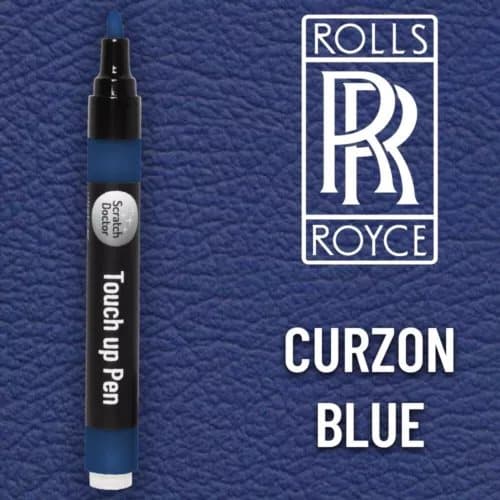 ROLLS ROYCE CURZON BLUE Leather Touch up Car Seat Repair Paint