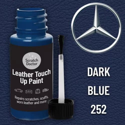 MERCEDES DARK BLUE 252 Leather Touch up Car Seat Repair Paint