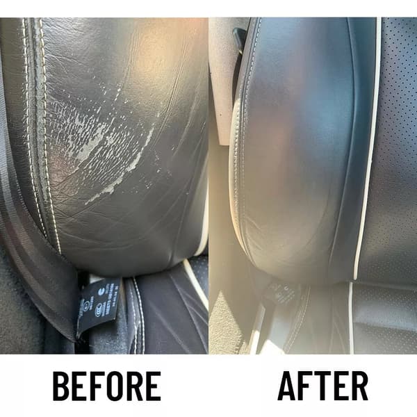 BMW TOPAZ BLUE Leather Touch up Car Seat Repair Paint