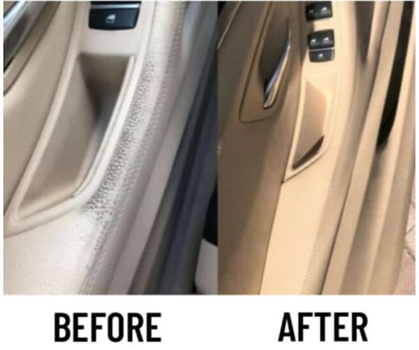 BMW TOPAZ BLUE Leather Touch up Car Seat Repair Paint