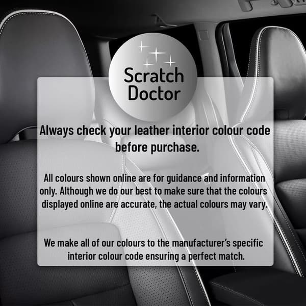 BMW TOPAZ BLUE Leather Touch up Car Seat Repair Paint
