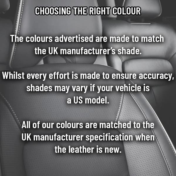 BMW TOPAZ BLUE Leather Touch up Car Seat Repair Paint