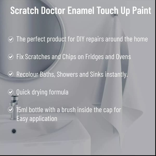 Scratch Doctor Enamel Touch Up Paint Silver 15ml