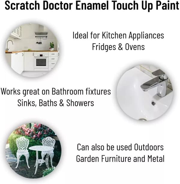 Scratch Doctor Enamel Touch Up Paint Silver 15ml