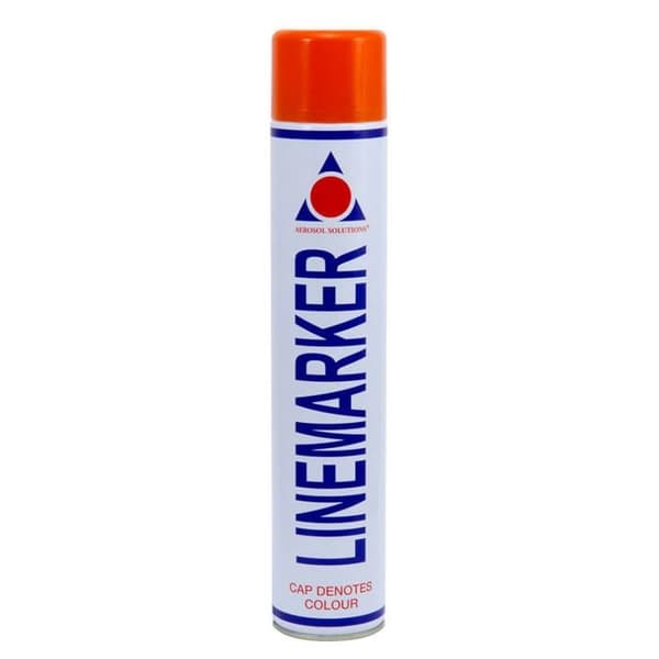 Aerosol-lösningar - Linjemarkör - Orange målarburk 750ml