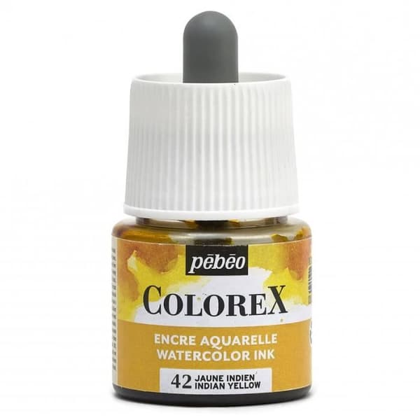 Encre Aquarelle Colorex - Flera färger tillgängliga - 45 ml Indisk Gul