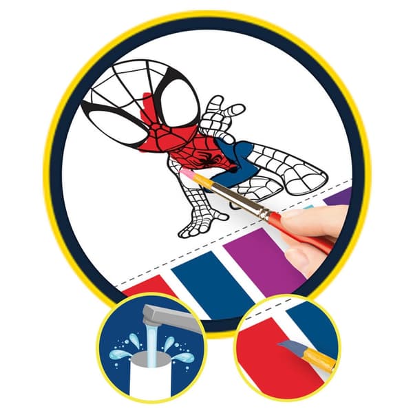 Marvel Spidey roll &#38; go colouring station