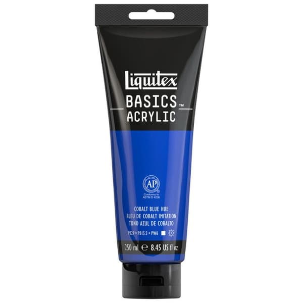 Koboltblå akrylmålarfärg i tub 250ml - Liquitex Basics
