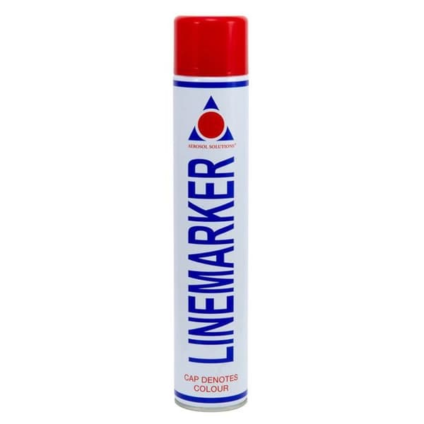 Aerosol Solutions - Linjemarkör - Röd färgbomb 750ml