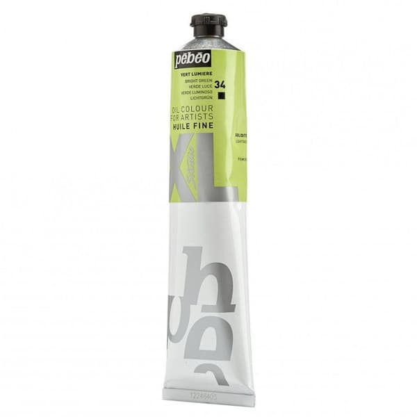 Oljefärg - Pébéo - 200034 - Ljusgrön - 200 ml - Snabbtorkande 3-6 dagar