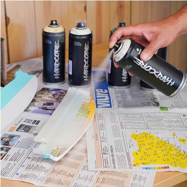 Sprayfärg - Svart - RV-9011 - Hardcore MTN - 400ml