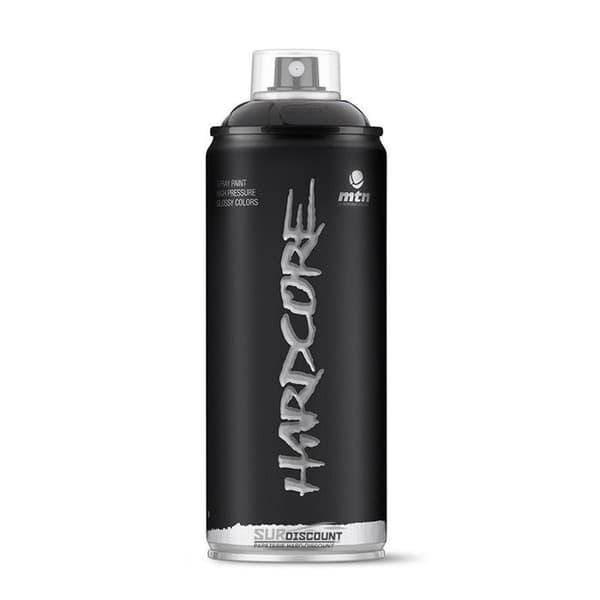 Sprayfärg - Svart - RV-9011 - Hardcore MTN - 400ml