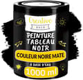 Miniatyrbild 1 av 4: Creative Deco Slate Paint Blackboard Paint | 1000ml | 10 m² - 1L Effektiv | matt | Vattenbaserad