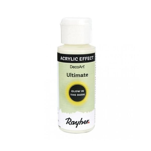 Fosforescerande fluorescerande akrylfärg 59 ml - gul