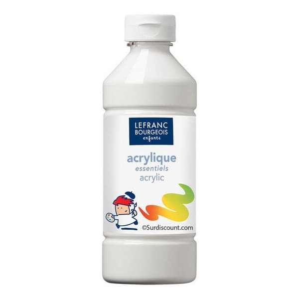 Loisir Créatif - L&amp;B Education - 188537 - Flytande Akryl - Vit - 500 ml