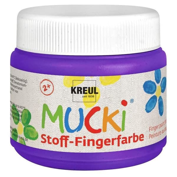 MUCKI textil fingerfärg, 150 ml Violin