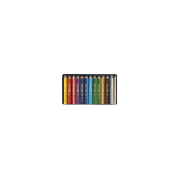Akvarellfärgade pennor - CARAN D'ACHE - PRISMALO - Set med 40 - Blå och flerfärgade - Blandat