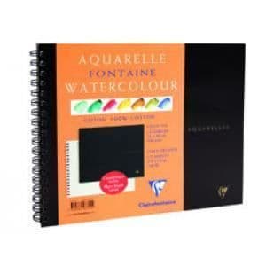Clairefontaine Akvarell 300g Spiralmatta 24x...