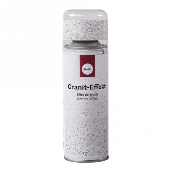 Sprayfärg - Rayher - Graniteffekt - Vit - 200 ml - Multistöd