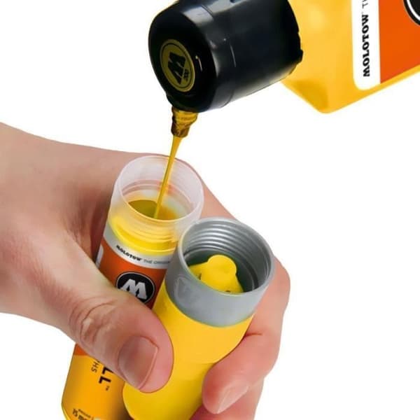 Akrylfärg - Molotow - ONE4ALL REFILL 180 ML - Mörkblågrå - Hög opacitet - Påfyllningsbar